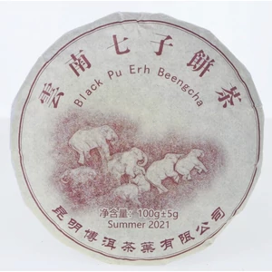 Pu-Erh Black Elephant Beeng Cha - shu