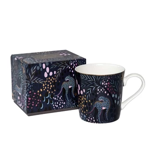 Sara Miller London Midnight Leopard bögre